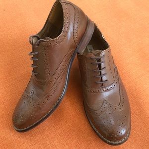 Steve Madden Brown Leather Oxfords
